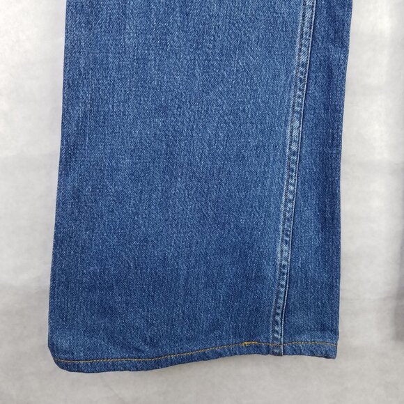 G. Label Goop Jeans Women's 29 Blue Hi-Rise Wide Leg Med Wash Denim USA - Picture 7 of 16